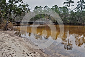 Bridge Crossing at Blackwater River State Park in Florida