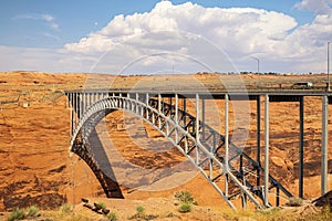 Bridge crossings at the Glen Canyon Southern Utah