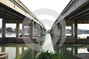 Bridge crossover Chao phraya river