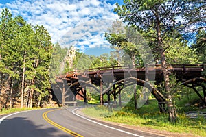 Bridge in Custer State Park