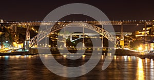 Bridge of don Luis I in Porto