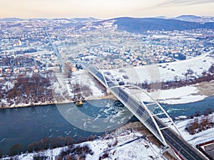 Bridge on Dunajec River in Nowy Sacz