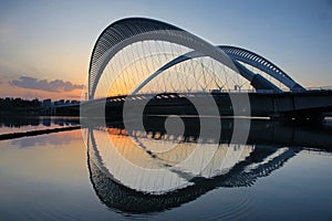 bridge dusk scenery