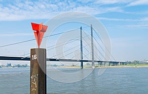 Bridge in dusseldorf, germany