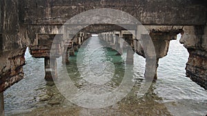 Bridge in Esperanza, Vieques, Puerto Rico. Puente photo