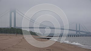 Bridge in Fog, Beaches, Foggy, Smog, Air Pollution