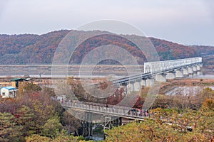 The Bridge of Freedom at Imjingak, Republic of Korea