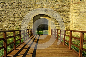 Bridge And Gate in Kilitbahir Castle From Canakkale Turkey