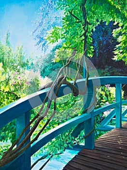 Bridge at Giverny Water Lily Pond
