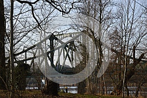 Bridge Glienicker Bruecke over the River Havel, Berlin / Potsdam