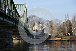 Bridge Glienicker Bruecke over the River Havel, Berlin / Potsdam