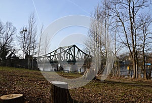 Bridge Glienicker Bruecke over the River Havel, Berlin / Potsdam