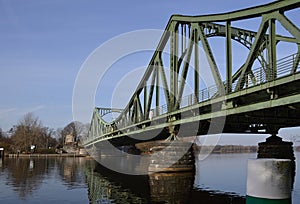 Bridge Glienicker Bruecke over the River Havel, Berlin / Potsdam