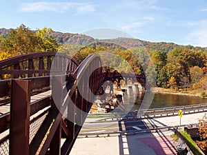 Bridge on the Great Allegheny Passage Trail