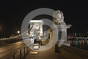 Bridge with guardian lion