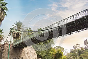 Bridge by Gustave Eiffel in Giza zoo