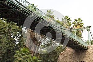 Bridge by Gustave Eiffel in Giza zoo