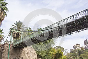 Bridge by Gustave Eiffel in Giza zoo in Cairo