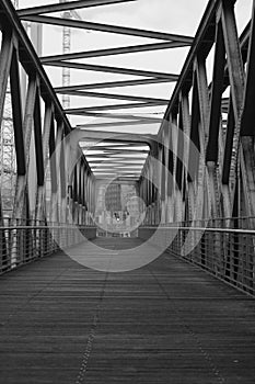 Bridge in the Hamburg HafenCity