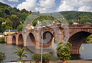 Bridge in heidelberg germany