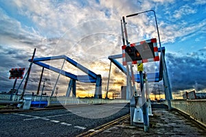 A bridge in Hull, UK