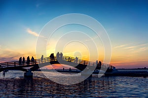 Bridge on the Ionian island of Lefkas