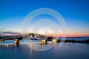 Bridge on the Ionian island of Lefkas