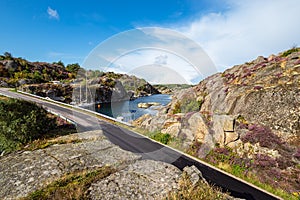 Bridge between the islands Orust and Maloen in Sweden