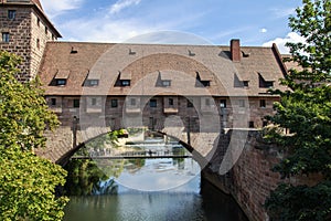 Bridge Kettensteg in Nuremberg, Germany, 2015