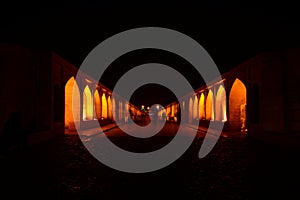 bridge khajoo isfahan iran