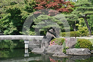 Bridge at Koko-En Gardens photo
