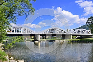 Bridge in Kroscienko, Poland