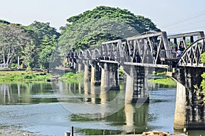 The bridge of kwae river