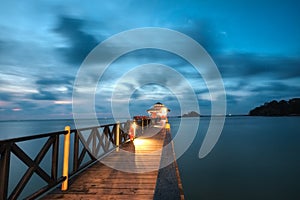 Bridge at Lagoi Bay, Bintan, Indonesia