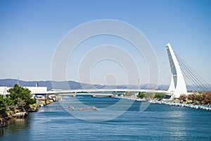 Bridge at lake Hamana