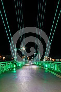 Bridge of Lovers in Tyumen