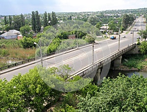 Bridge in Lugansk. photo