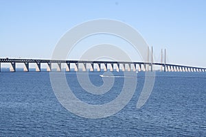 Bridge between MalmÃ¶ and Copenhagen