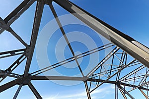 Bridge metal structure beam transportation infrastructure