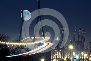 Bridge moonlight