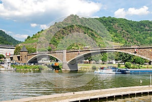 Bridge on Moselle river, Germany