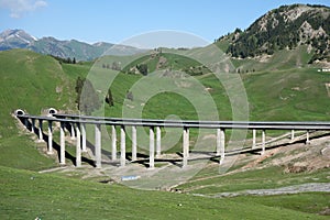 Bridge in the mountains