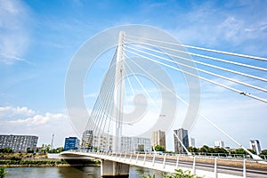 Bridge in Nantes city