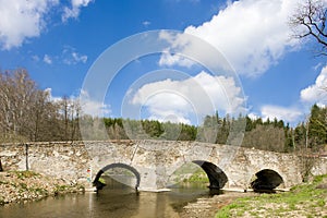 bridge near Ronov nad Sazavou, Czech Republic