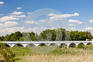 Bridge near the village Hortobagy, NP Hortobagy, Hungaria