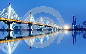 Bridge at night