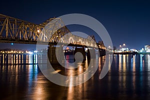 Bridge at Night Louisville Kentucky