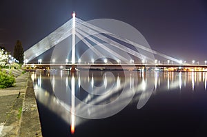 Bridge in the night