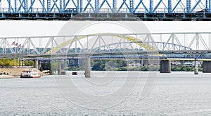 Bridge on the ohio river photo