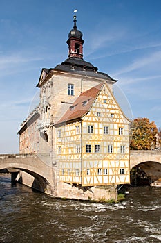 Bridge old town hall Bamberg photo